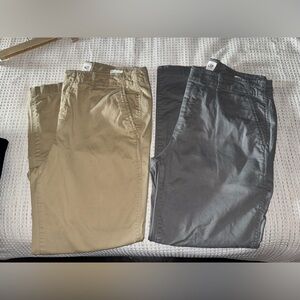 GAP Factory Women's Tan and Gray Trousers BUNDLE